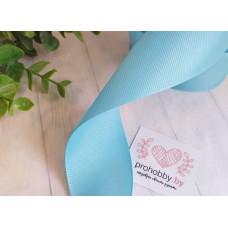 Лента репсовая, 40 мм, цвет голубой №97